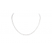 Heart Chain Necklace Sterling Silver 925 Handmade Designer Unisex Women D865